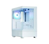 Boîtier PC - P10 - Mini tour - M-ATX - Blanc - Verre trempé - USB-C et A-RGB