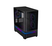 Boitier PC PRIME AP202 mini tour noir ARGB avec panneau latéral et avant verre trempé