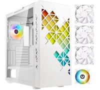 Boitier PC sans alimentation - BITFENIX Tracery ARGB (Blanc) - Moyen tour - Format E-ATX