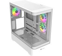 Boîtier PC sans alimentation - THERMALTAKE - View 290 TG ARGB Snow - Moyen tour - Format ATX - 3x120mm A-RGB inclus - Blanc
