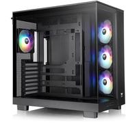 Boîtier PC sans alimentation - THERMALTAKE - View 380 XL TG ARGB - Moyen tour - Format ATX - 4x120mm A-RGB inclus - Noir