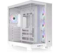 Boîtier PC sans alimentation - THERMALTAKE - View 380 XL TG ARGB Snow - Moyen tour - Format ATX - 4x120mm A-RGB inclus - Blanc
