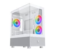 Boîtier PC sans alimentation - XIGMATEK - Alphard M Arctic - Mini tour - Format M-ATX - 4x120mm A-RGB - Blanc