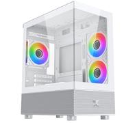 Boîtier PC sans alimentation - XIGMATEK - Alphard M Arctic - Mini tour - Format M-ATX - 4x120mm A-RGB - Blanc