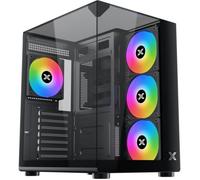Boîtier PC sans alimentation - XIGMATEK - Aqua Compact - Cube - Format ATX - 4x120mm A-RGB inclus - Noir
