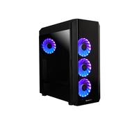 Chieftec Boîtier Moyen Tour ATX Scorpion 3 GL-03B-OP RGB panneaux vitrés Noir