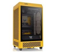 Thermaltake Boîtier mini-tour gaming The Tower 200 - 2 ventilateurs pré-installés - Jaune