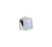 Boîtier PC Thermaltake Divider 200 TG Snow Micro-tour blanc 2 ventilateurs pré-installés