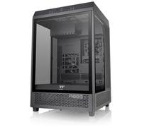 grande tour Thermaltake CA-1X1-00M1WN-00 Boîtier PC noir compatible LCS, fenêtre latérale, convient pour un refroidissement à eau