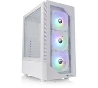 Boîtier PC - THERMALTAKE - View 200 TG ARGB Snow (Blanc) - Moyen tour - Format ATX