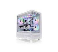 Boîtier PC - THERMALTAKE - View 270 TG ARGB Snow (Blanc) - Moyen tour - Format E-ATX - Sans alimentation