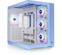 Boîtier PC - THERMALTAKE - View 380 TG ARGB Hydrangea Blue - Moyen tour - ATX - Verre trempé - Bleu