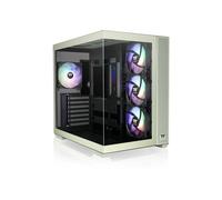 Boîtier PC Thermaltake View 380 TG ARGB Mid Tower ATX panneaux en verre trempé éclairage A-RGB Matcha Green