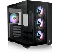 Boîtier PC - THERMALTAKE - View 380 TG ARGB - Moyen tour - ATX - Verre trempé - Noir