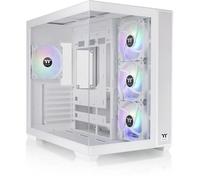 Boîtier PC - THERMALTAKE - View 380 TG ARGB Snow - Moyen tour - ATX - Verre trempé - Blanc