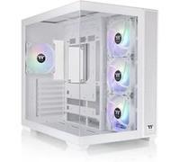 Boîtier PC - THERMALTAKE - View 380 TG ARGB Snow - Moyen tour - ATX - Verre trempé - Blanc G