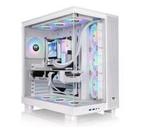 Boîtier PC Thermaltake View 380 XL TG ARGB CA-11E-00M6WN-00 Verre trempé ARGB Moyen tour Blanc