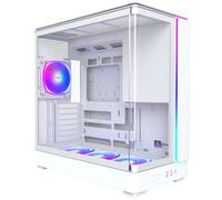 Boîtier PC tour blanc - MONTECH - King 45 Pro - Acier et verre trempé - ATX mATX mini-ITX - Panneau latéral vitré