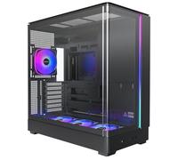 Boîtier PC tour moyenne noir - MONTECH - Acier et verre trempé - ARGB - 1 ventilateur arrière et 3 en bas
