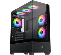 Xigmatek Boîtier Moyen Tour ATX Alphard – RGB, panneau vitré – Noir