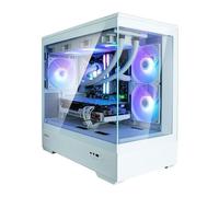 Boîtier PC ZALMAN P30 (Blanc) - Mini tour Micro-ATX avec 3 ventilateurs LED A-RGB