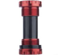 Boîtier Pédalier BB91 avec Roulements Intégrés Boîtier Pédalier | Alliage aluminium pour robuste, léger, résistance longue durée, montage sécurisé, couleur noire(Red)