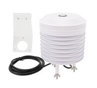 Boîtier Persienne Capteur Météo 4 en 1, Intensité Lumineuse CO2 Température et Humidité, Transmetteur Extérieur 9-30V 4-20mA - Durable UV Résistant, Installation Simple, Usag (YGC-BYX-M-KV-A2)