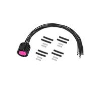 Boîtier Phare Transparent Connecteur De Phare À 3 Fils Fiche De Fil en Queue De pour Dodge pour Dart 13-20 pour Jeep pour Renegade 2016-2017 pour Fiat 500X 500