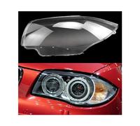 Boîtier Phare Verre Remplacement pour BMW Série 1 E87 120i 2008 2009 2010 2011, Capuchons De Coque, Couvercle D'objectif D'abat-Jour Transparent Couvercles Transparents Feux Avant (Couleur : Left A)