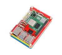 Boîtier Pibow pour Raspberry Pi 5 (Ventilateur Non Inclus) - Multicolore