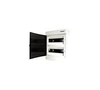 Boîtier plastique à poser 2x12 IP40 d.transparent N+PE