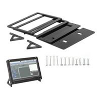 Boîtier Plus écran 7 Pouces , Support de Boîtier D'écran Tactile , Support Stable , Coque de Support en Plastique , pour Raspberry PC Divers Systèmes Noir (Coque de support en