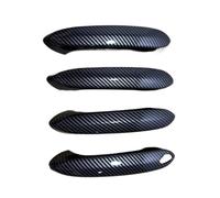 BoîTier PoignéE Compatible Avec BMW Pour X3 Pour X4 Pour G01 Pour G08 Pour G02 2018 2019 2020 2021 2022 2023 Coque De Poignée De Porte De Voiture Aspect Carbone(Carbon)