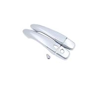 BoîTier PoignéE Compatible Avec NP300 Pour Navara Pour D23 2015-2019 Accessoires Autocollants Garniture Ensemble Capuchon Chrome Poignées Couverture Extérieur Voiture(1 Button 2 Door)