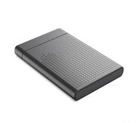 Boîtier portable pour disque dur externe 2,5" pour SATA HDD et SSD avec USB 3.0 transfert de données haute vitesse jusqu'à 5 Go/s Noir ABS pour ordinateur portable pour PS4 TV Gaming Solution de
