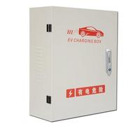 Boîtier pour Borne de Recharge Vehicule Electrique Extérieure, Wallbox pour Véhicule Électrique, Boîtier de Sécurité Compatible avec Plupart des Véhicules Électriques(Red,50x20x60cm/20x8x24in)