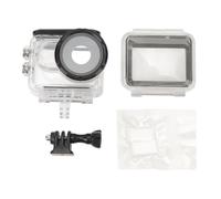 Boîtier pour caméra d'action - Boîtier de plongée pour caméra de sport Go3 - 60 m de profondeur - Avec couvercle d'écran tactile - Joint d'étanchéité sous pression - Lentille en verre trempé pour une