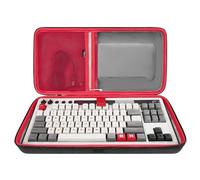 Boîtier pour Clavier de Jeu mécanique Geekria Tenkeyless (TKL), étui de Voyage à Coque Rigide, Compatible avec 8Bitdo Retro Mechanical Keyboard + Dual Super Programmable Keys (Gris foncé)