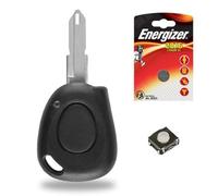 Boitier pour oque Télécommande Plip Renault Espace Twingo Clio Laguna Safrane Megane Scenic + Pile CR2016 Energizer - Kit iRace Keys®