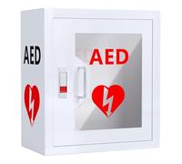 Boîtier pour Défibrillateur DAE, Armature Murale Professionnelle avec Vitrage Antichoc - Stockage Sécurisé pour Espaces Publics et Commerces, Adapté à Tous Modèles Standard