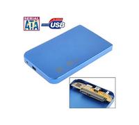Boîtier Pour Disque Dur Externe Etui Windows Mac Os 2.5 Pouces Sata USB 2.0 Bleu
