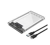 Boîtier pour disque dur externe SATA vers USB 3.1 avec câble pour interface SSD SATA 2,5" 5 Gbit/s avec disque dur WD Seagate Toshiba Samsung Sabrent PS4 Xbox Router