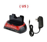 Boîtier pour disque dur interne SSD, USB 2.0 à 2.5 pouces, 3.5 pouces, SATA IDE, double emplacement, Station d'accueil