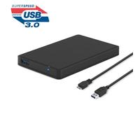 Boîtier pour disque dur SATA USB 2.5, 5Gbps, 3.0 pouces, adaptateur