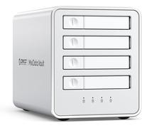 Boîtier Pour Disques Durs 4 Baies 2,5 Sata Ssd/Hdd Station D'Accueil Raid Boîtier Avec Ventilateur Prend En Charge Jusqu'À 4 X 8 To Vitesse De Transfert 10 Gbit/S Design Compact