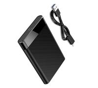 Boîtier pour disques durs SATA3.0 de 2,5 pouces - Boîtier de disque dur mobile 6 To - 5 Gbps - USB 3.0 - USB 2.0 3.1 - Adaptateur externe