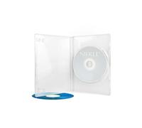 - Boîtier pour DVD - capacité : 1 CD, 1 DVD - clair