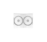 MediaRange BOX26 étui disque optique Boîtier DVD 2 disques Transparent - Étuis disques optiques (Boîtier DVD, 2 disques, Transparent, Plastique, 120 mm, 136 mm)