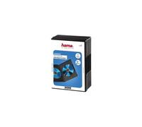 Hama Boîtier double DVD pour CD et Blu‑Ray – film pour jaquette – Lot de 5 Noir