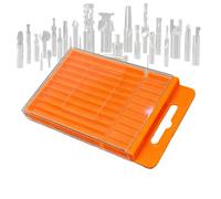 Boîtier pour embouts,Coffret Portable à Tiroir Extractible,Rangement pour forets et petits accessoires | pour Projets DIY, Atelier, Garage, Outils, Tarauds et Petites Pièces